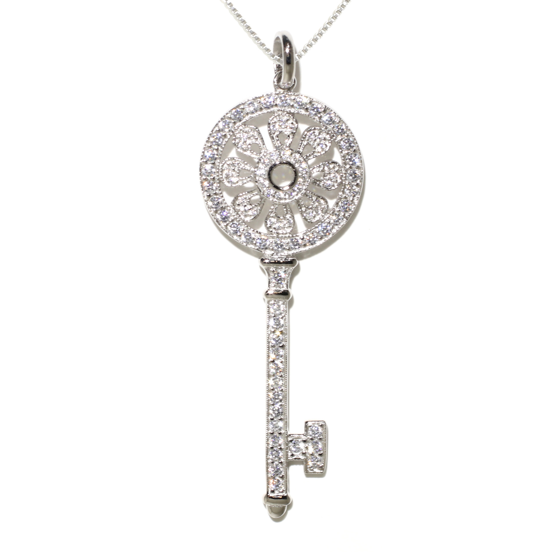 Tamara G Designs | Large Vintage Pavé Key Pendant