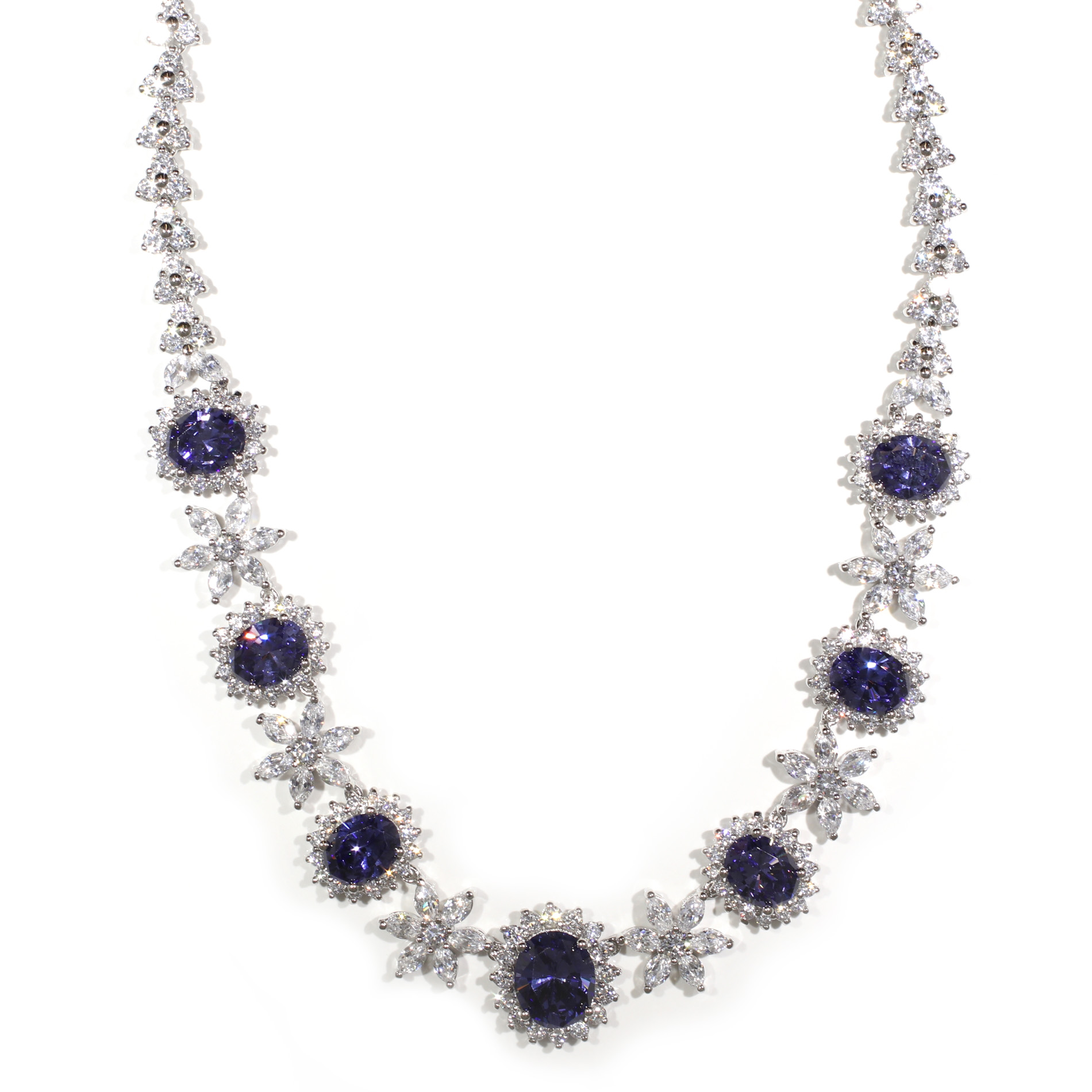 Tamara G Designs | Floral Inspired Tanzanite Necklace