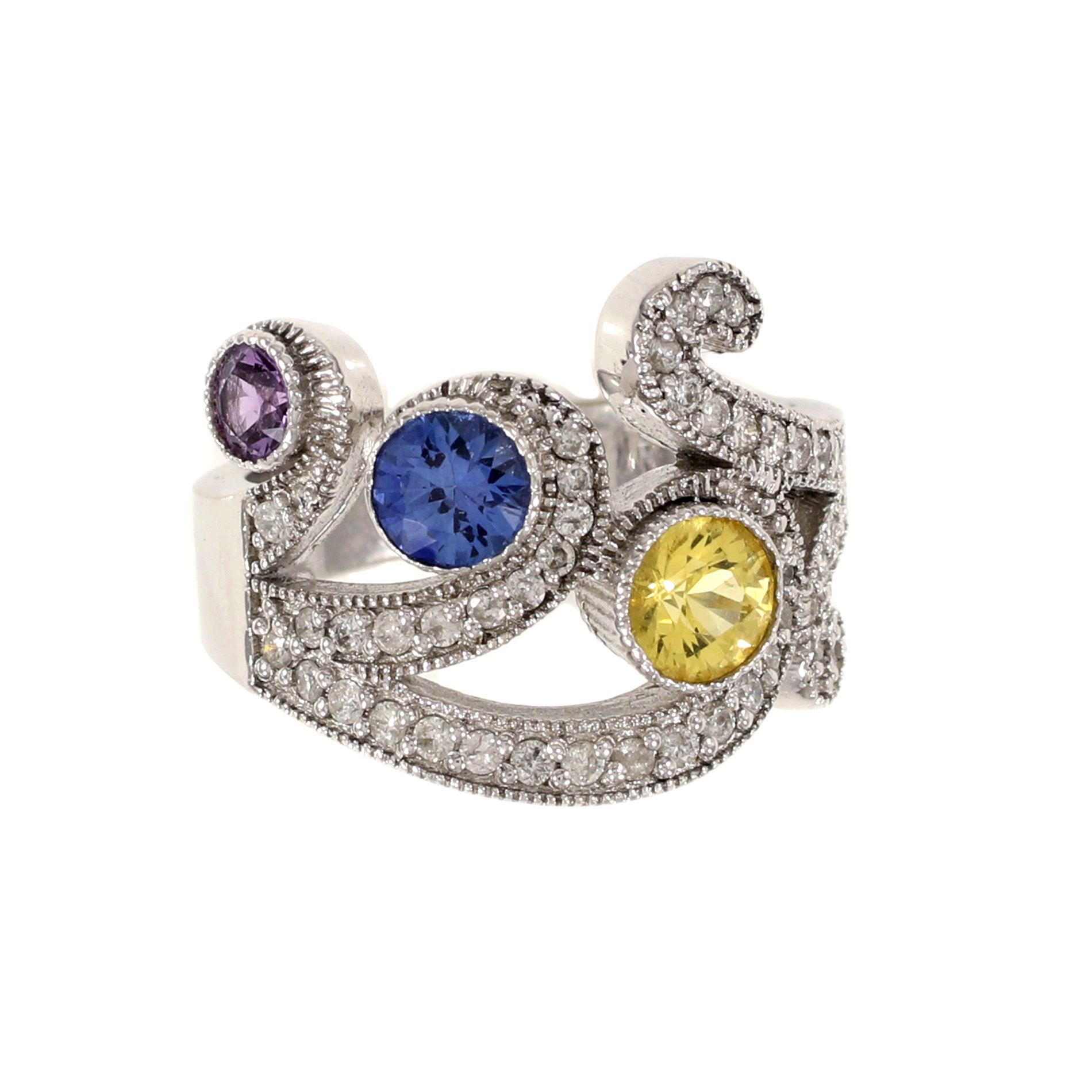 Crown Sapphire Ring