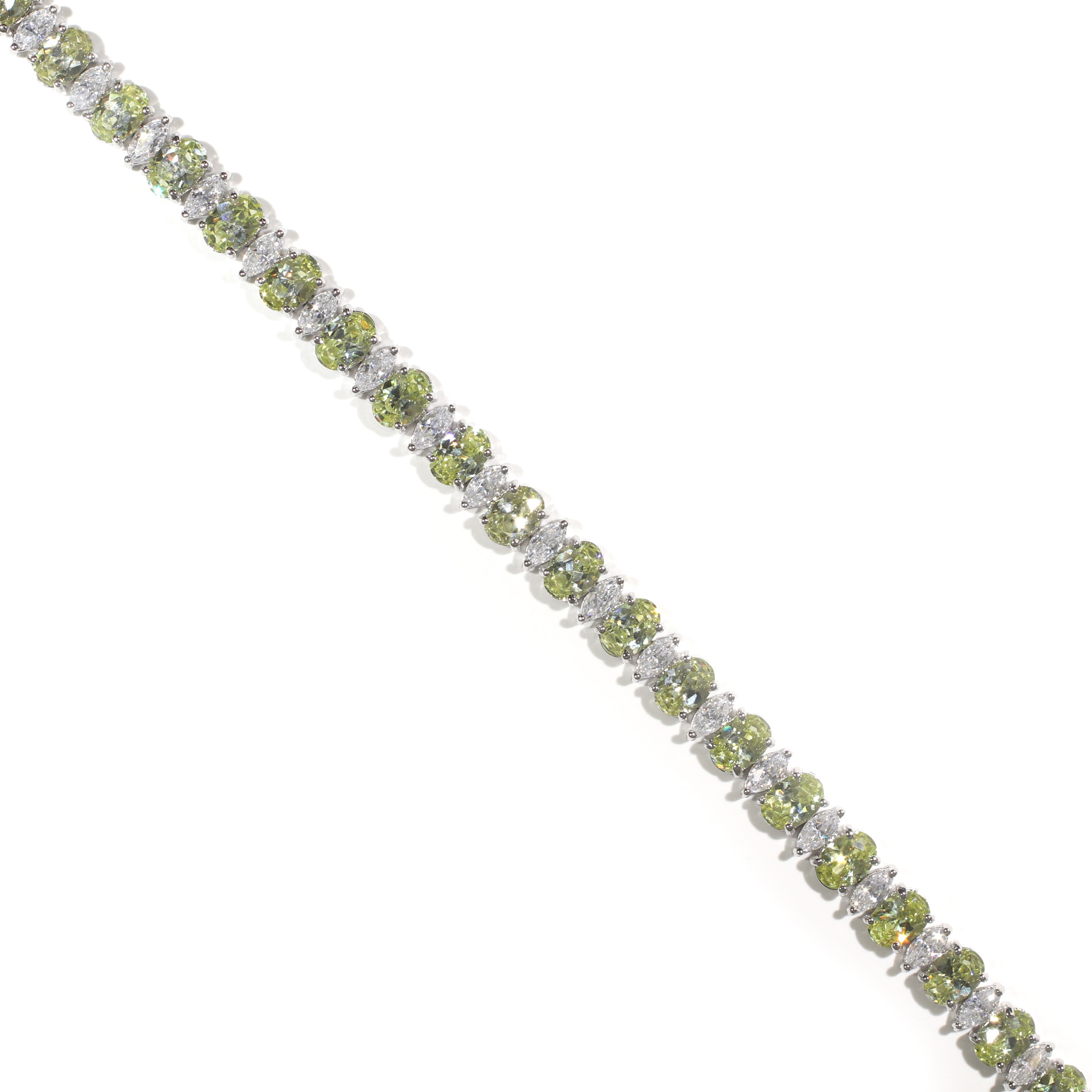 Peridot Tennis Bracelet