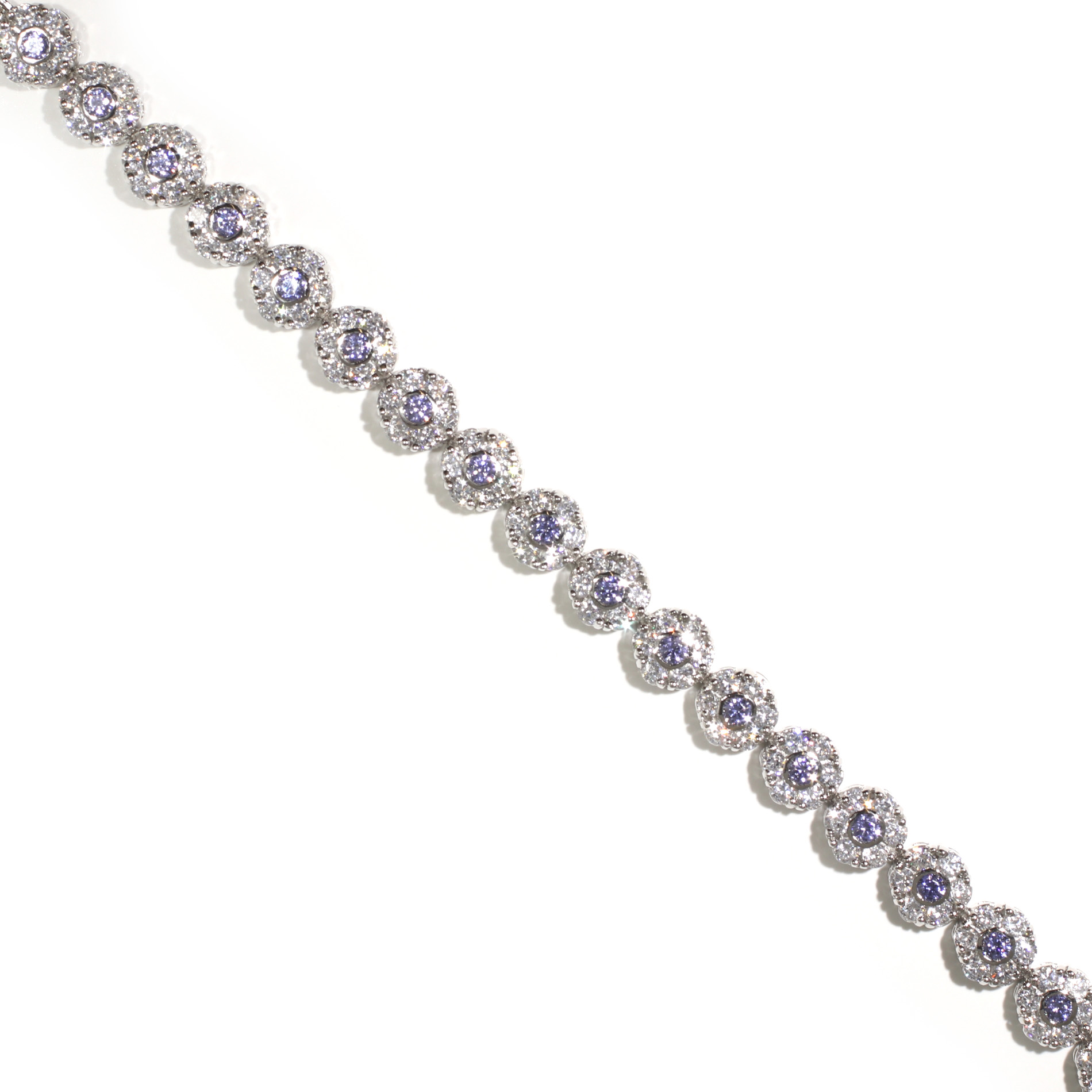 Floral Tanzanite Bracelet