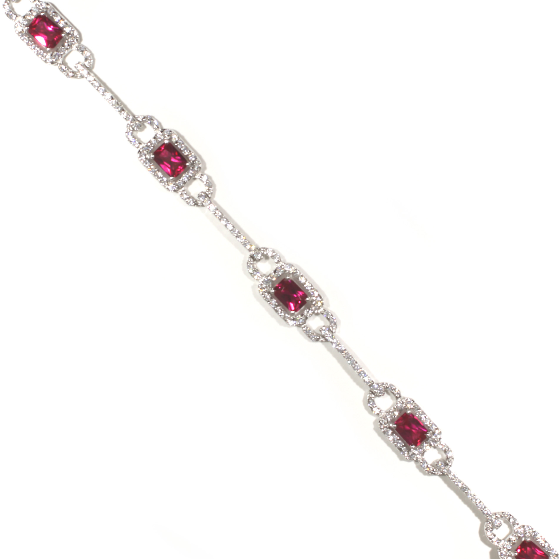 Vintage Look Ruby Bracelet