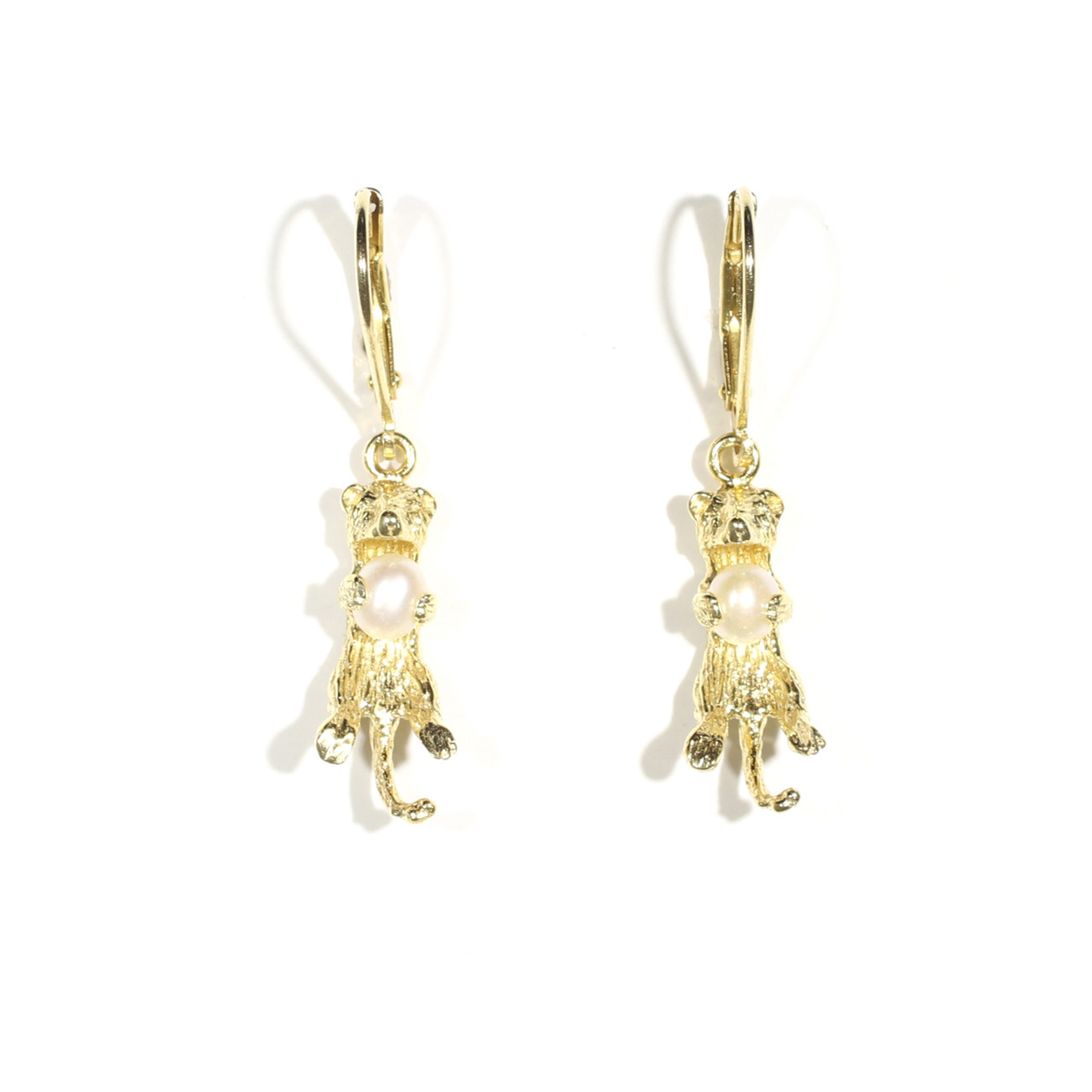 Small Sea Otter On A Leverback Earring