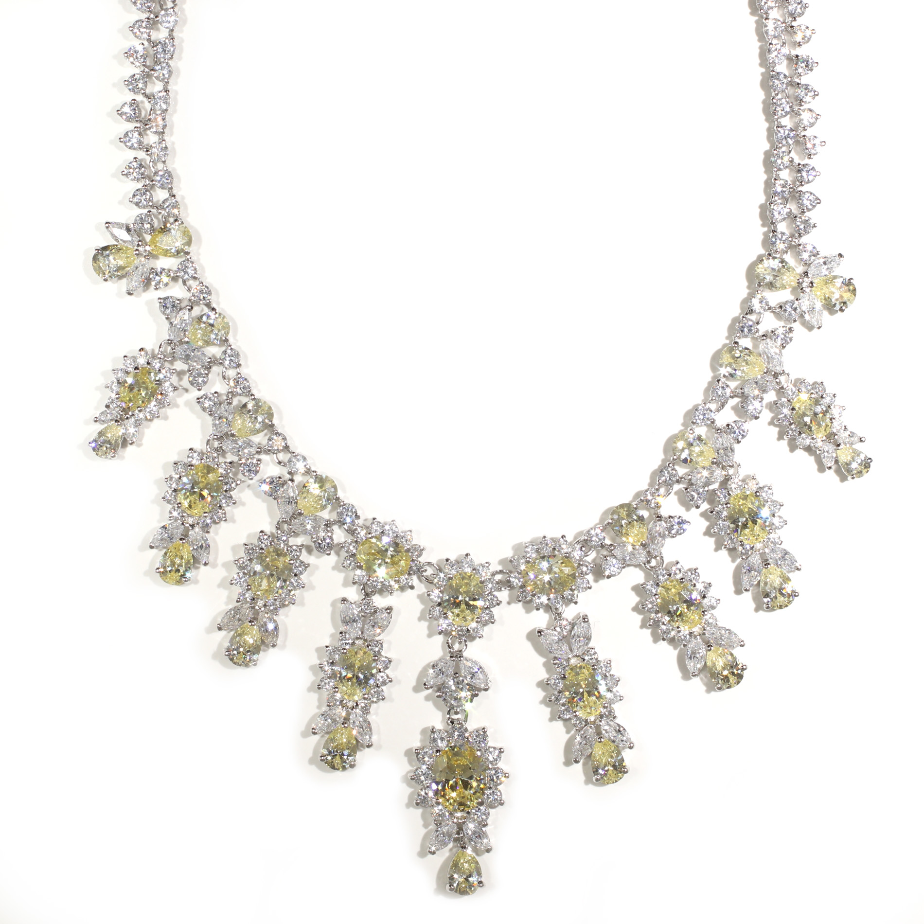 Canary Chandelier Necklace