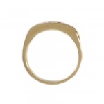 Sunset Sapphire Mens Ring