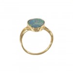 Boulder Opal Freeform Ring