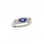 Rainbow Sapphire Stackable Ring