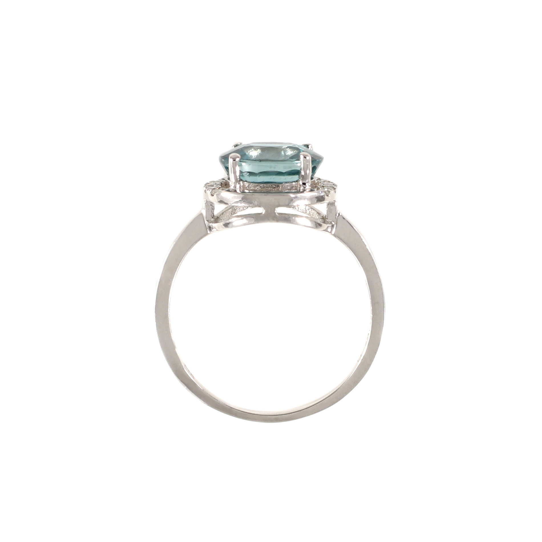 Tamara G Designs | East West Blue Zircon Ring
