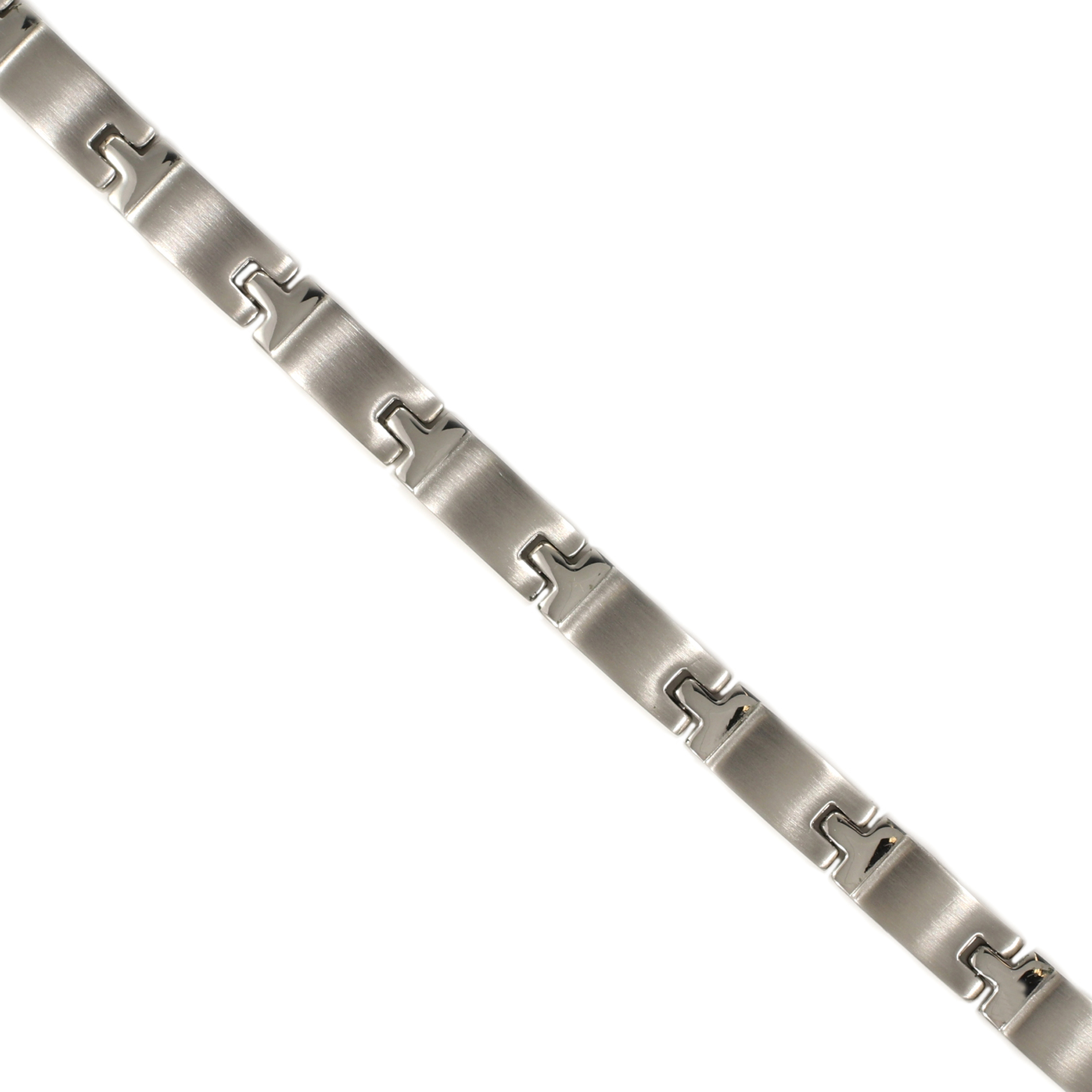 Men's Brushed Stainless Steel Bracelet