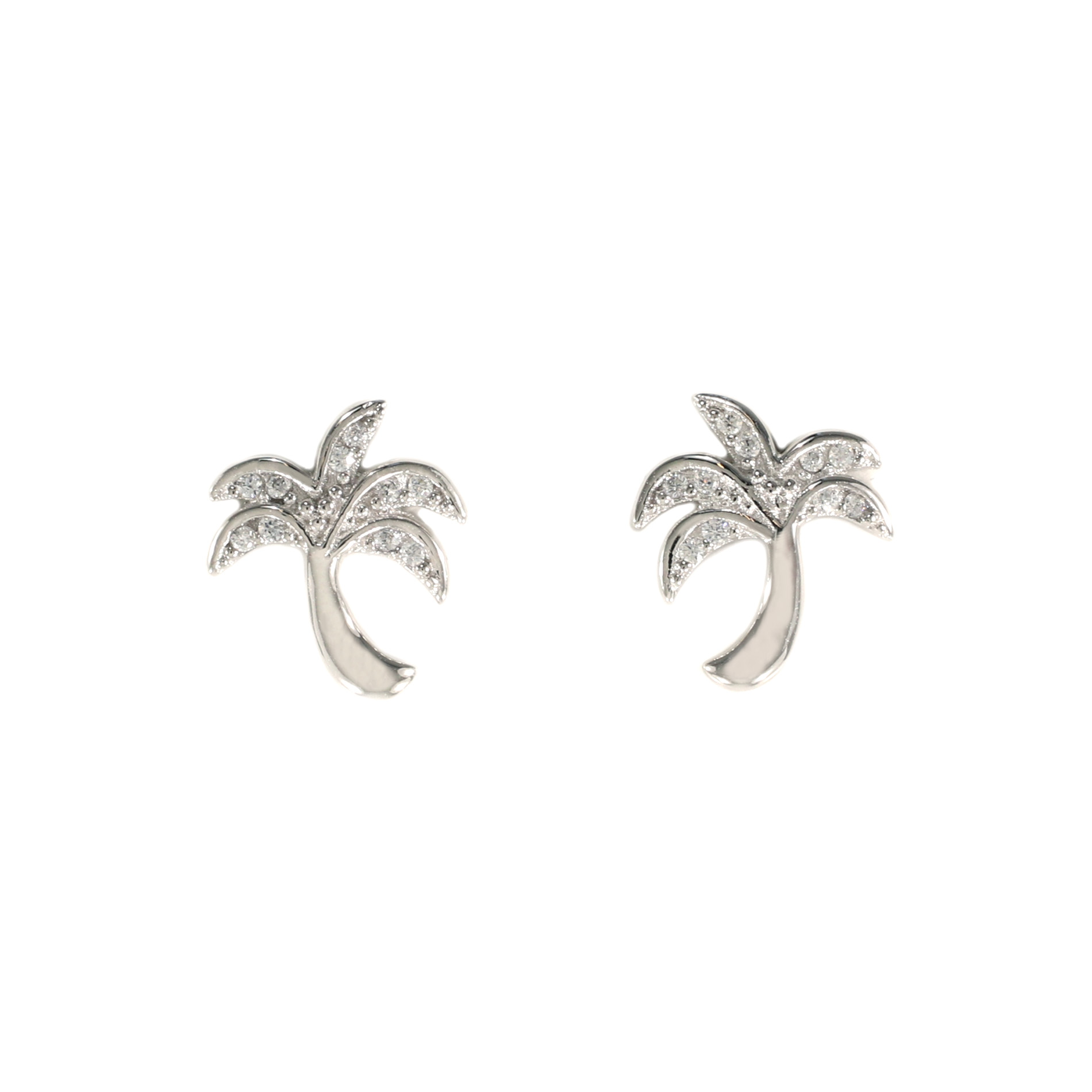 Tiny Palm Tree Earrings