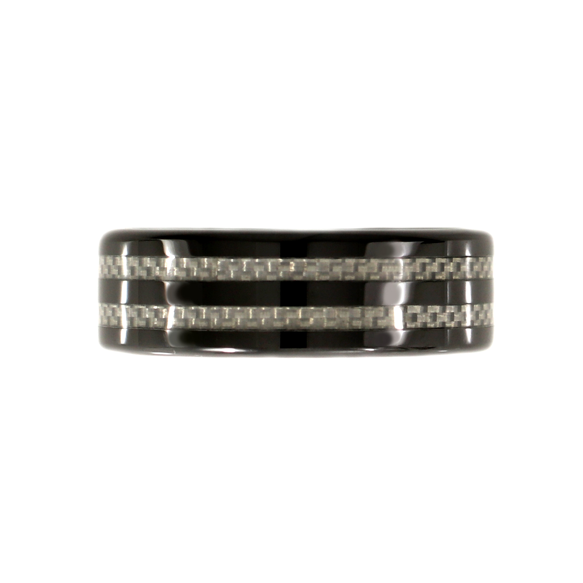 Ceramic Mens Ring