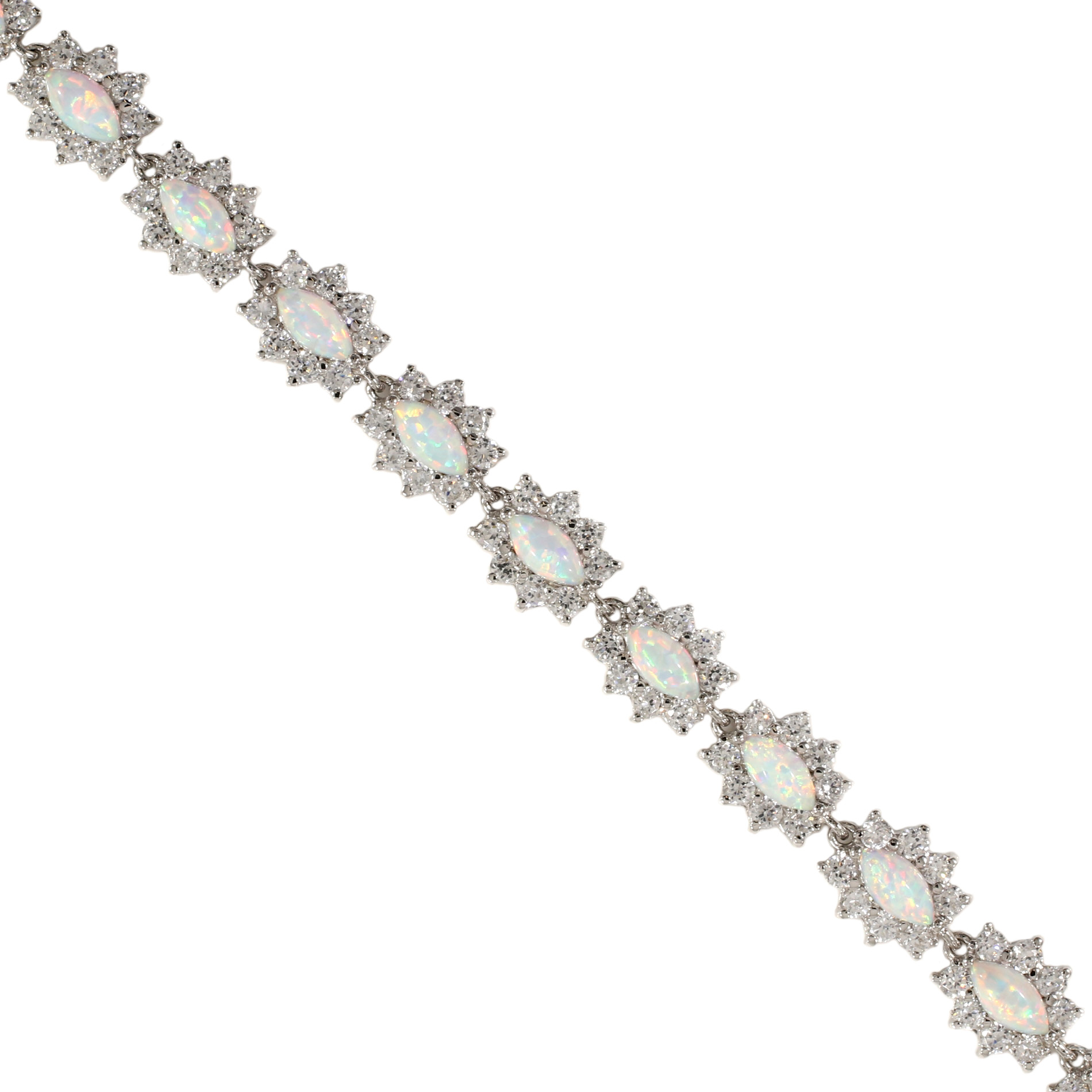 Opal and Trillion Bracelet